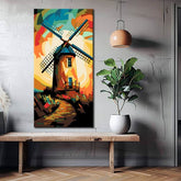 Paint by Numbers Painting Old Windmill